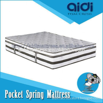 High Density Foam Pocket Box Spring Mattress, Luxury Fashion Design Bedroom Furniture AG-1306